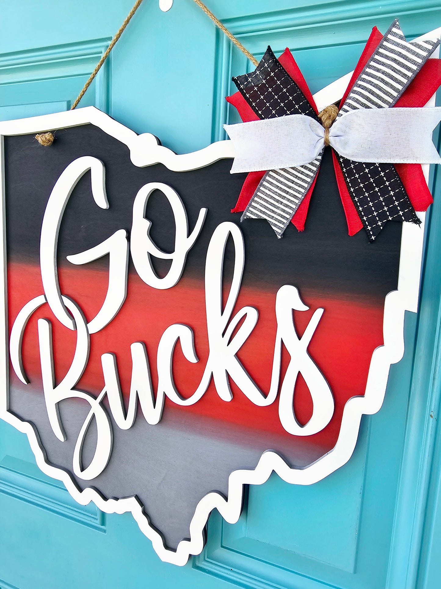 Go Bucks Ohio State Door Hanger
