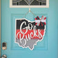 Go Bucks Ohio State Door Hanger