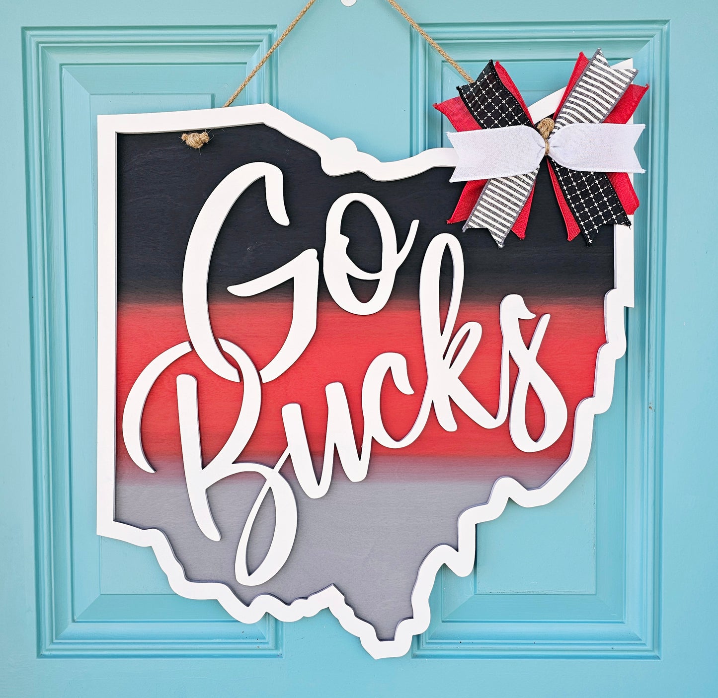 Go Bucks Ohio State Door Hanger
