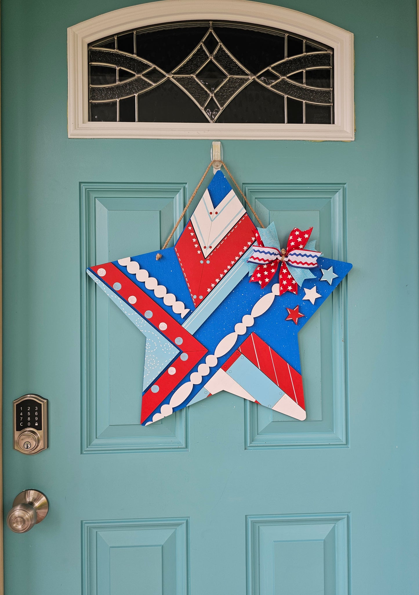 Patriotic Star Door Hanger