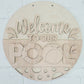 Welcome To Our Pool Door Hanger
