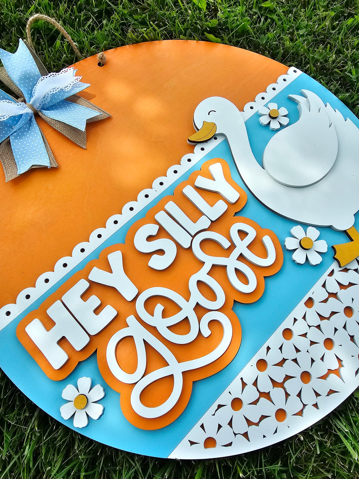 Hey Silly Goose Door Hanger