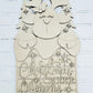 Reindeer Chimney Door Hanger