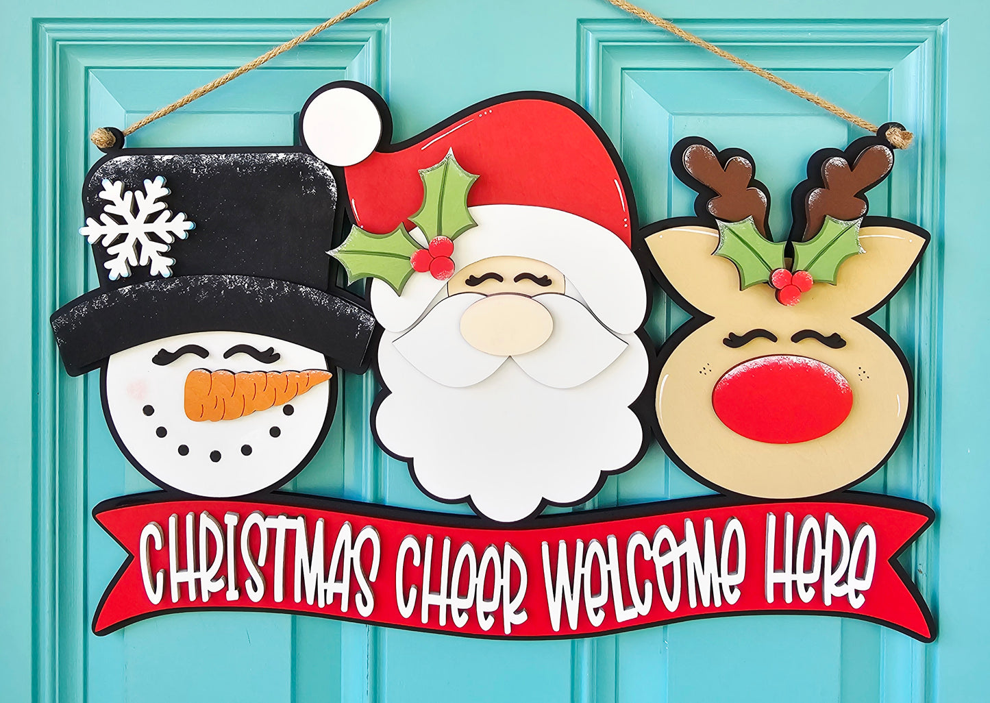 Christmas Trio Door Hanger
