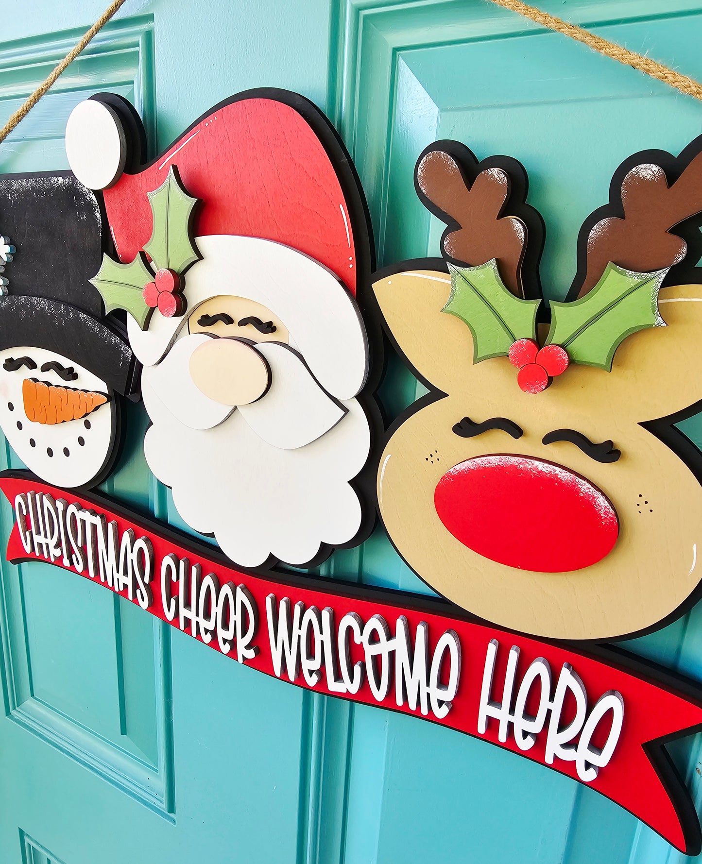 Christmas Trio Door Hanger