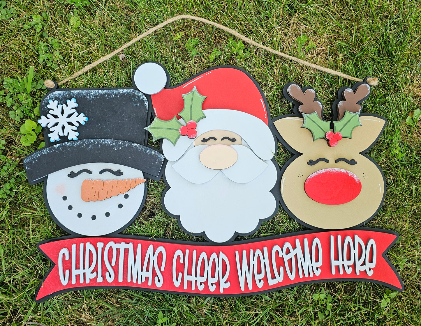 Christmas Trio Door Hanger