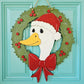 Christmas Goose Door Hanger