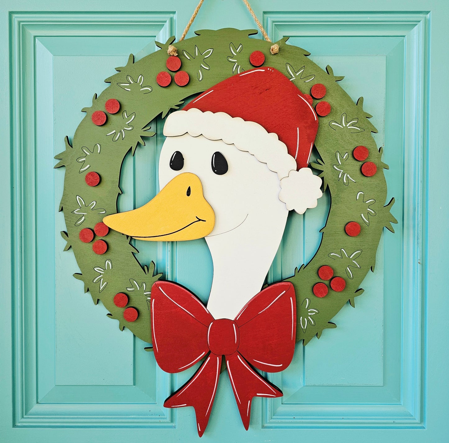 Christmas Goose Door Hanger