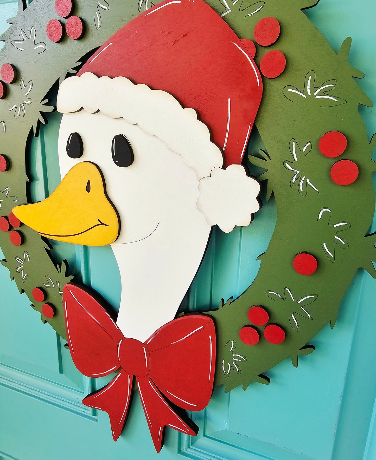 Christmas Goose Door Hanger