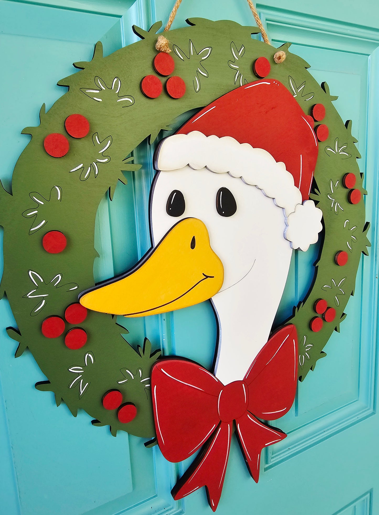 Christmas Goose Door Hanger