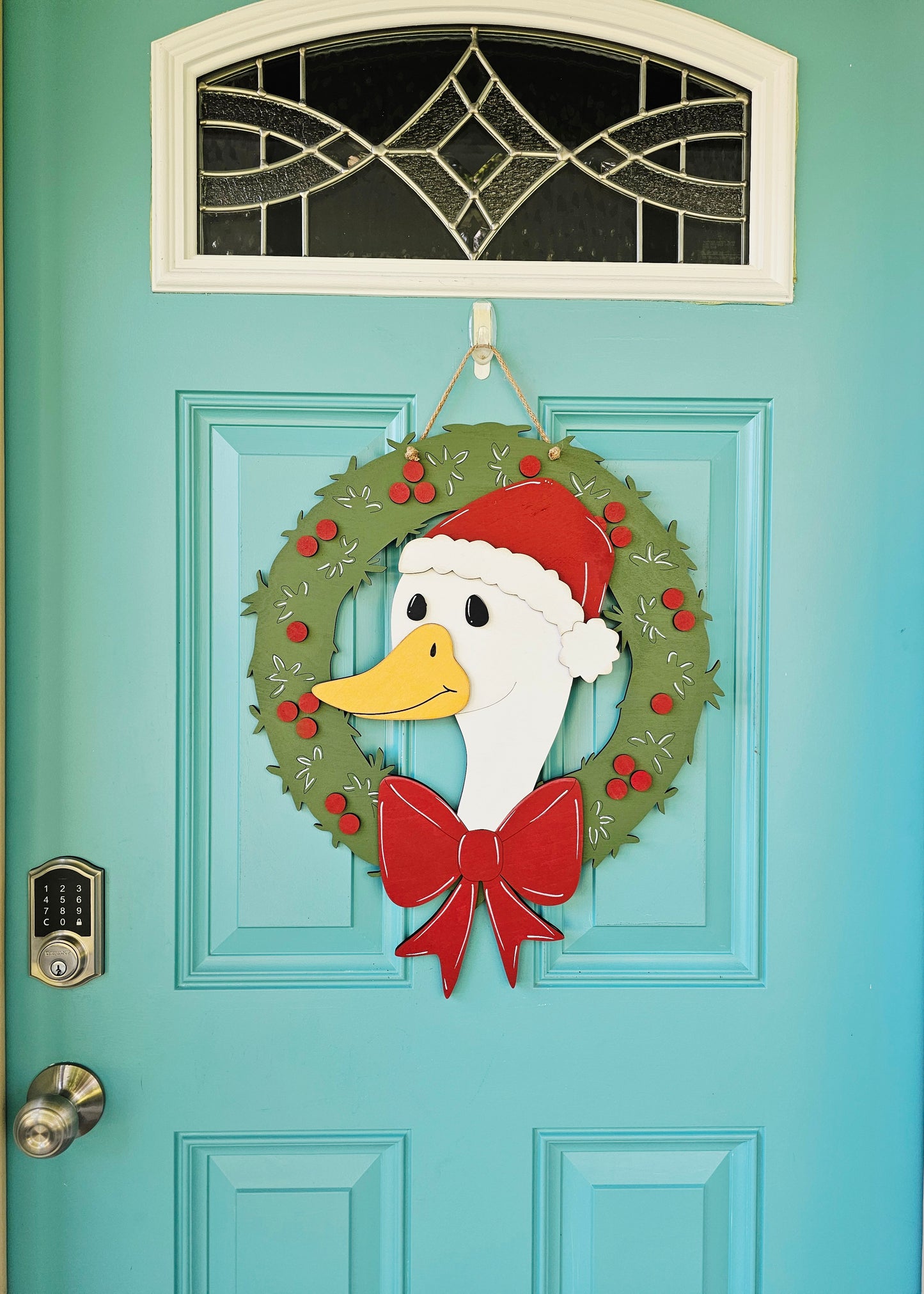 Christmas Goose Door Hanger