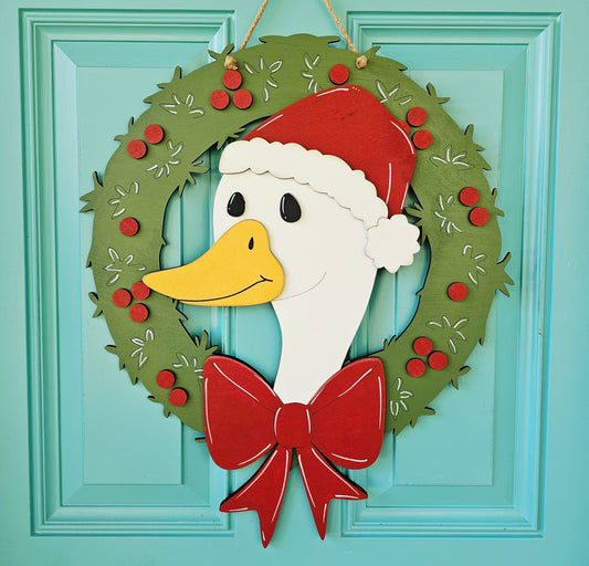 Christmas Goose Door Hanger