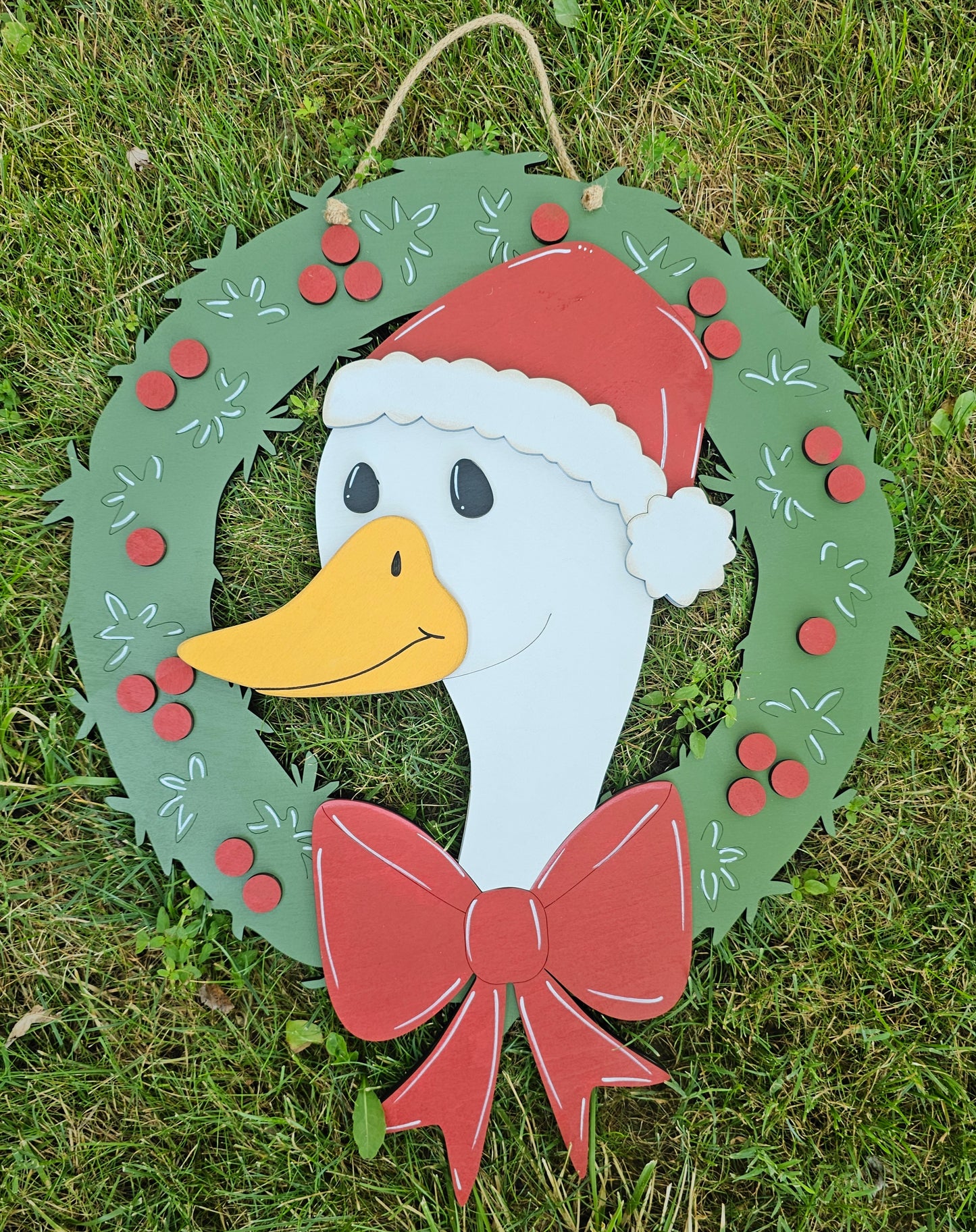 Christmas Goose Door Hanger
