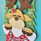 Reindeer Chimney Door Hanger