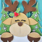 Reindeer Chimney Door Hanger