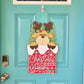 Reindeer Chimney Door Hanger