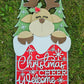 Reindeer Chimney Door Hanger