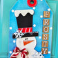 Frosty the Snowman Tag Door Hanger