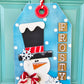 Frosty the Snowman Tag Door Hanger