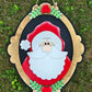 Christmas Portrait Door Hangers (Santa, Reindeer & Mrs. Claus)