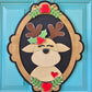 Christmas Portrait Door Hangers (Santa, Reindeer & Mrs. Claus)
