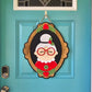 Christmas Portrait Door Hangers (Santa, Reindeer & Mrs. Claus)