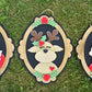 Christmas Portrait Door Hangers (Santa, Reindeer & Mrs. Claus)