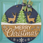 Reindeer Christmas Wonderland Door Hanger