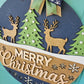 Reindeer Christmas Wonderland Door Hanger