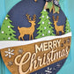 Reindeer Christmas Wonderland Door Hanger