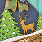 Reindeer Christmas Wonderland Door Hanger