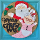 Mr & Mrs Claus Door Hanger