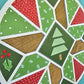 Christmas Doodle Barn Quilt Door Hanger