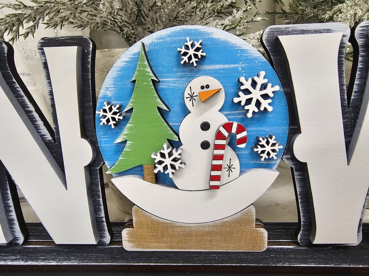 Snow Standing Sign