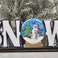 Snow Standing Sign
