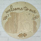 Welcome to Our Jolly Chaos Door Hanger