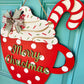 Hot Cocoa Mug Door Hanger