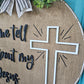 Let Me Tell You 'Bout My Jesus Door Hanger