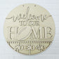 Welcome to our Home Football Door Hanger