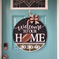 Welcome to our Home Football Door Hanger