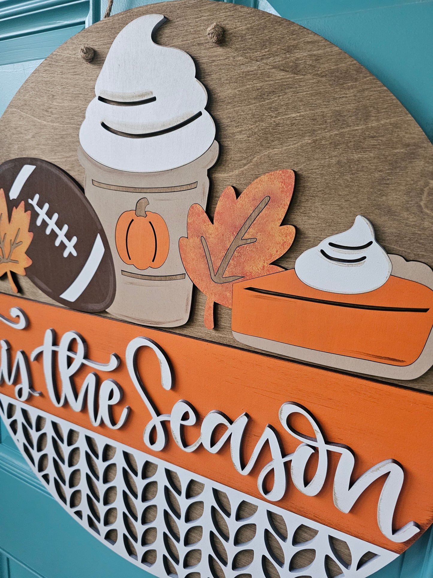Tis the Season Fall Door Hanger