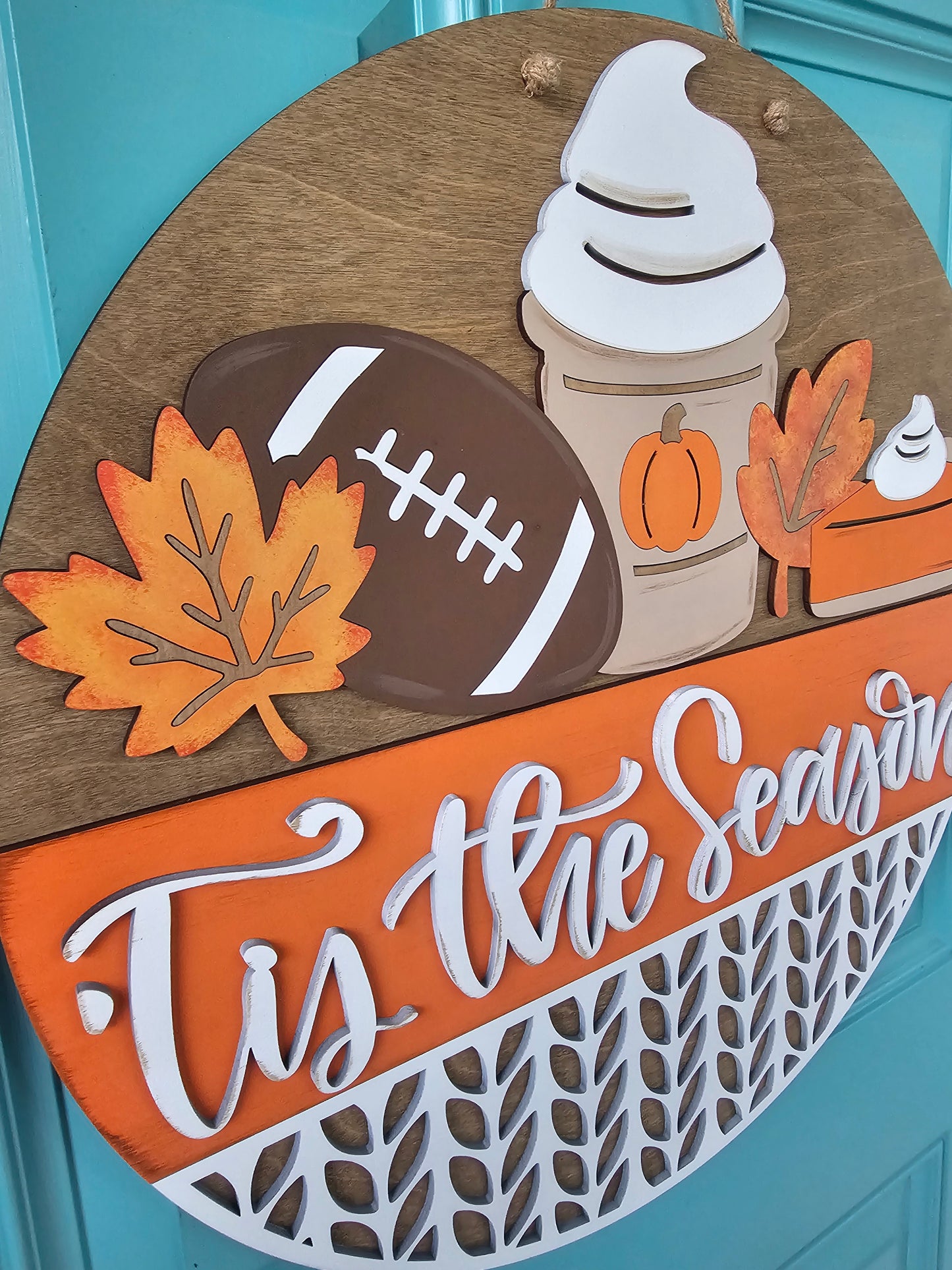 Tis the Season Fall Door Hanger