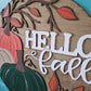 Fall Pumpkins & Branches Door Hanger