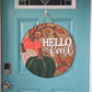 Fall Pumpkins & Branches Door Hanger