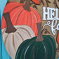 Fall Pumpkins & Branches Door Hanger