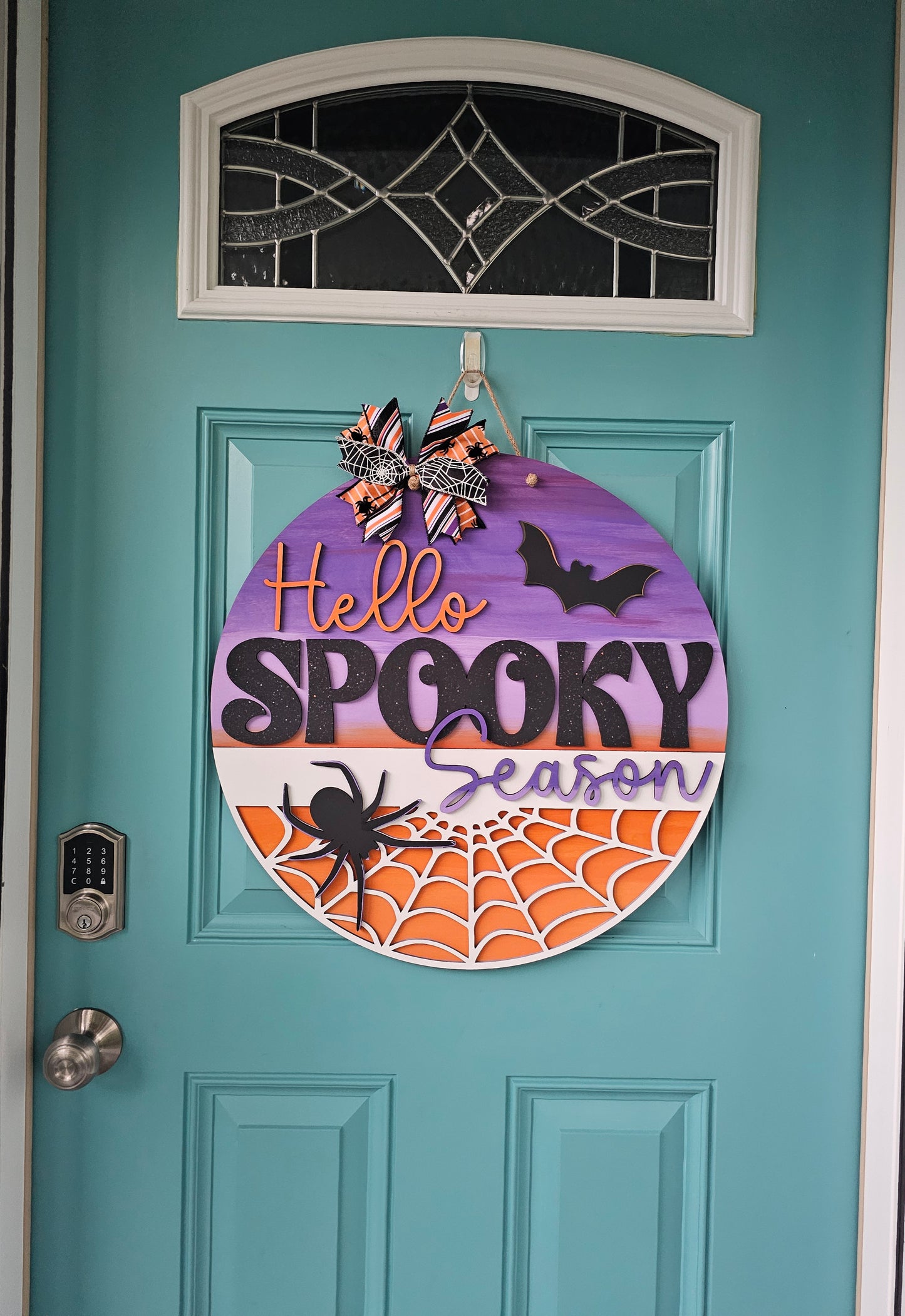 Hello Spooky Season Door Hanger