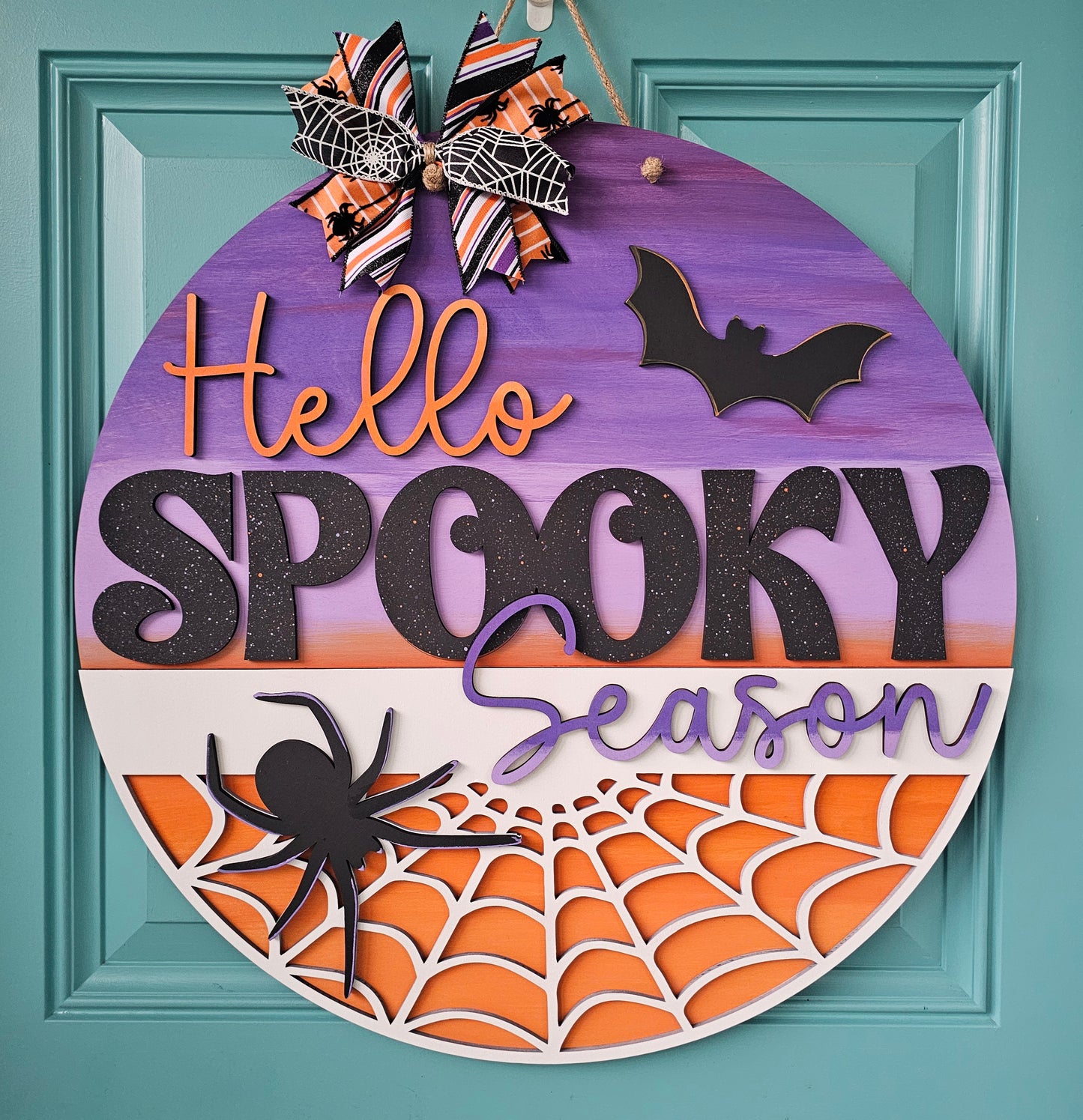 Hello Spooky Season Door Hanger