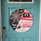 Spooky Season Mummy & Spider Door Hanger