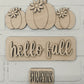 Fall Pumpkin Trio Truck Inserts