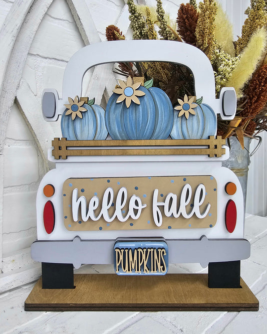 Fall Pumpkin Trio Truck Inserts